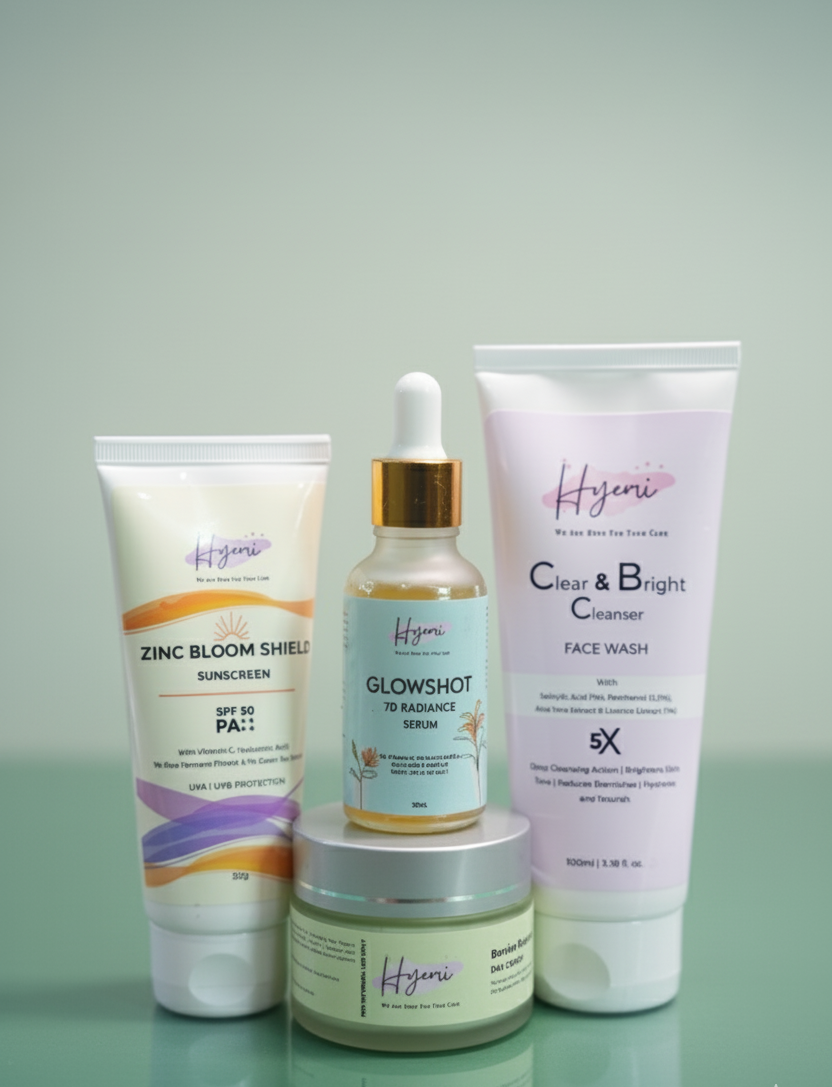 Diwali offer Hyemi Serum, Day Cream and Sunscreen Combo with Free Facewash