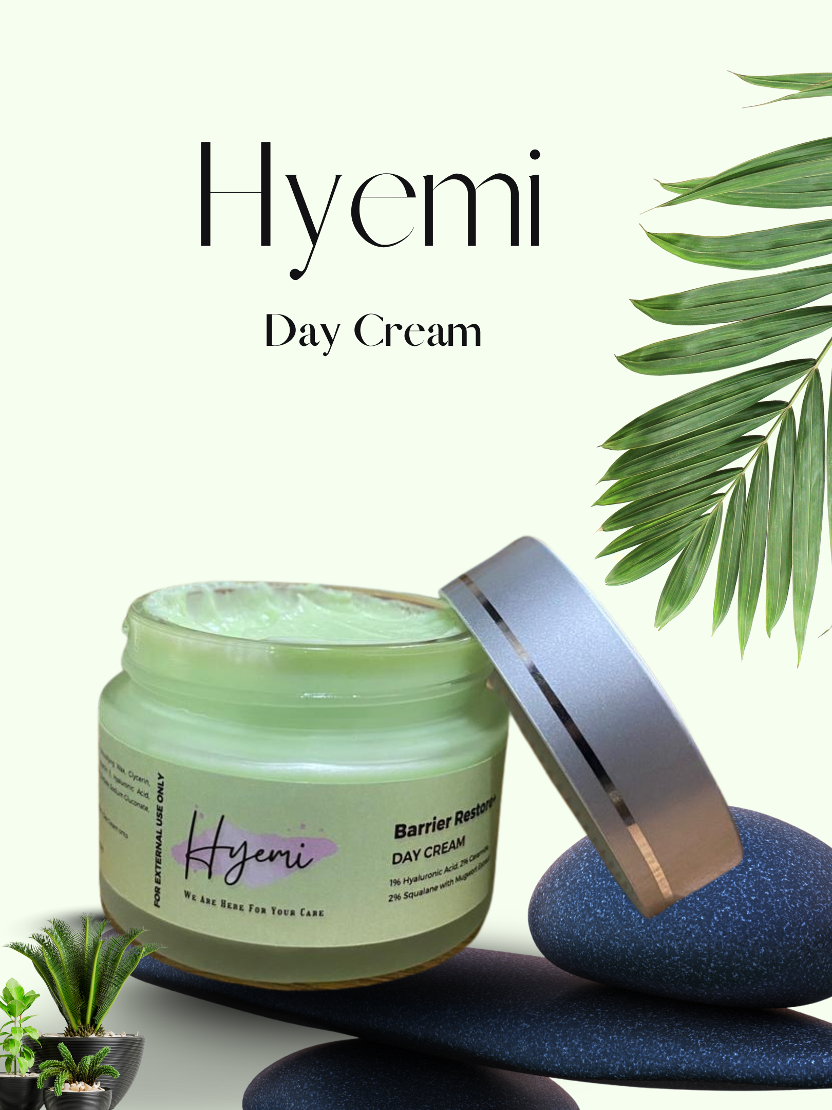 Hyemi Barrier Restore Day Cream Powered by Mugwort, Vitamin E