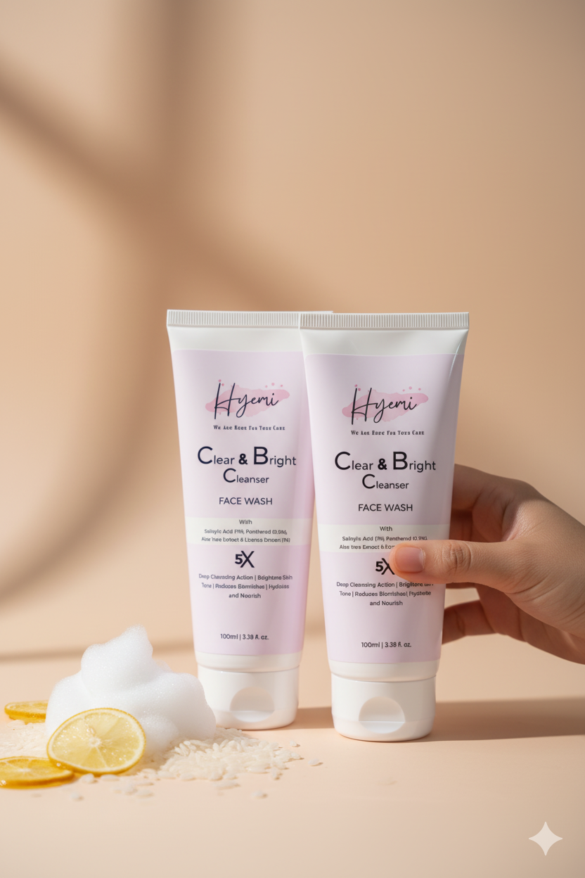 LTO Hyemi Clear & Bright Salicylic Acid Facewash powered by Panthenol and Licorice