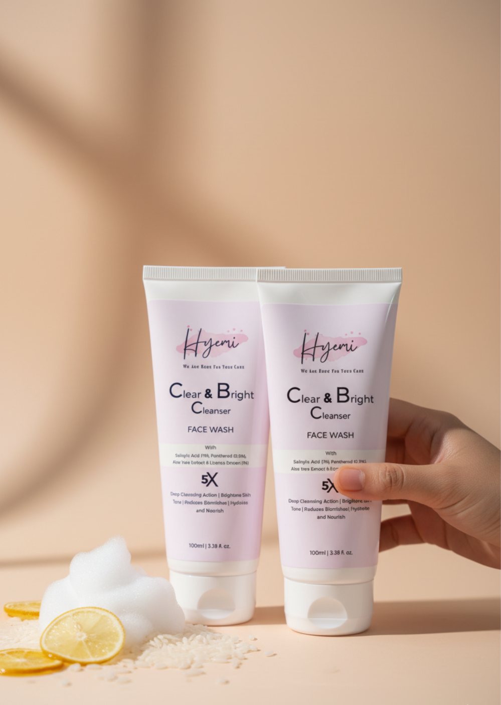 LTO Hyemi Clear & Bright Salicylic Acid Facewash powered by Panthenol and Licorice