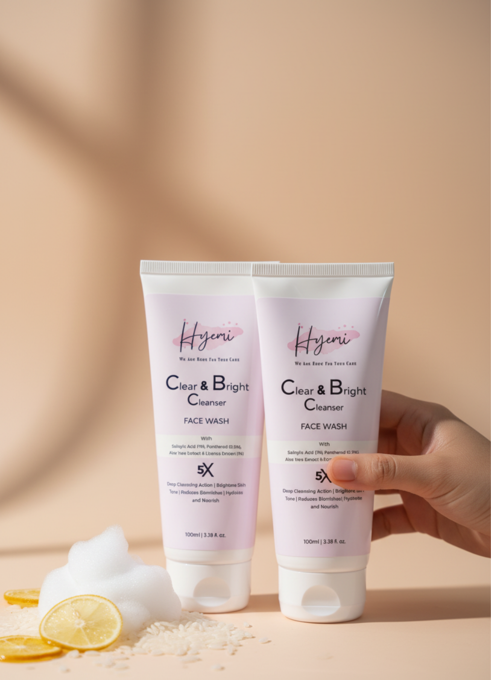 Hyemi Clear & Bright Salicylic Acid Facewash powered by Panthenol and Licorice