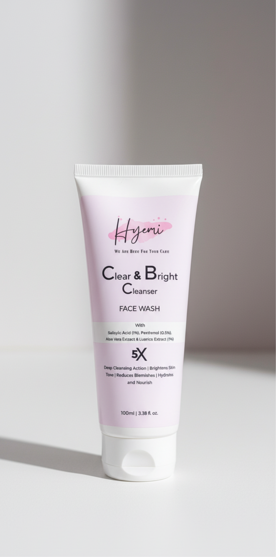 LTO Hyemi Clear & Bright Salicylic Acid Facewash powered by Panthenol and Licorice