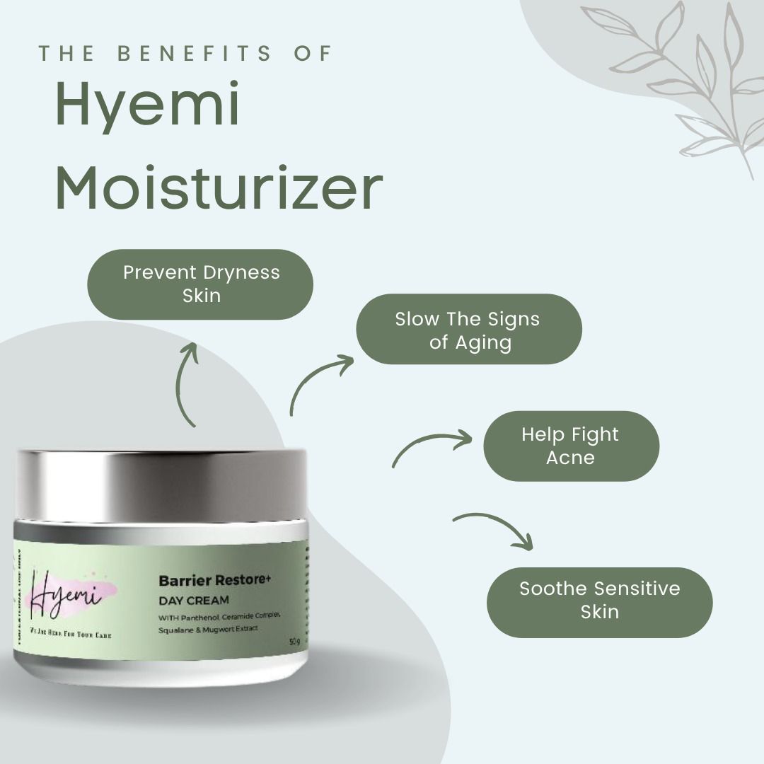 Hyemi Barrier Restore Day Cream Powered by Mugwort, Vitamin E, Panthenol