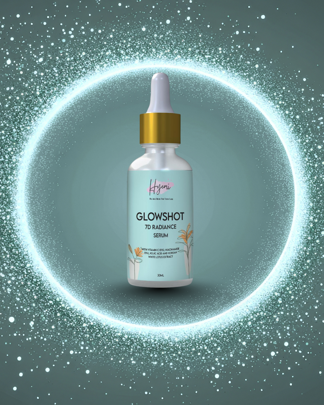 Hyemi Glowshot 7D Radiance Serum with Korean White Lotus, Niacinamide, Kojic Acid and Vitamin C